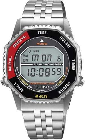 SEIKO Rotocall Alarm Chronograph Quartz Digital Watch SMGG19P1