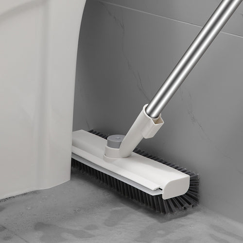 Floor Crevice Cleaning Brush Stiff Bristles Dual-action Long Handle