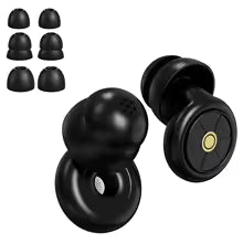 50dB Noise Cancelling Sleep Earplugs, Reusable Silicone Earplugs, Strong Sound Isolation, Multiple Sizes of Ear Covers, Unisex
