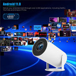 5G 4K Projector Smart HD LED WiFi Bluetooth HDMI USB Android Office Home Theater 4