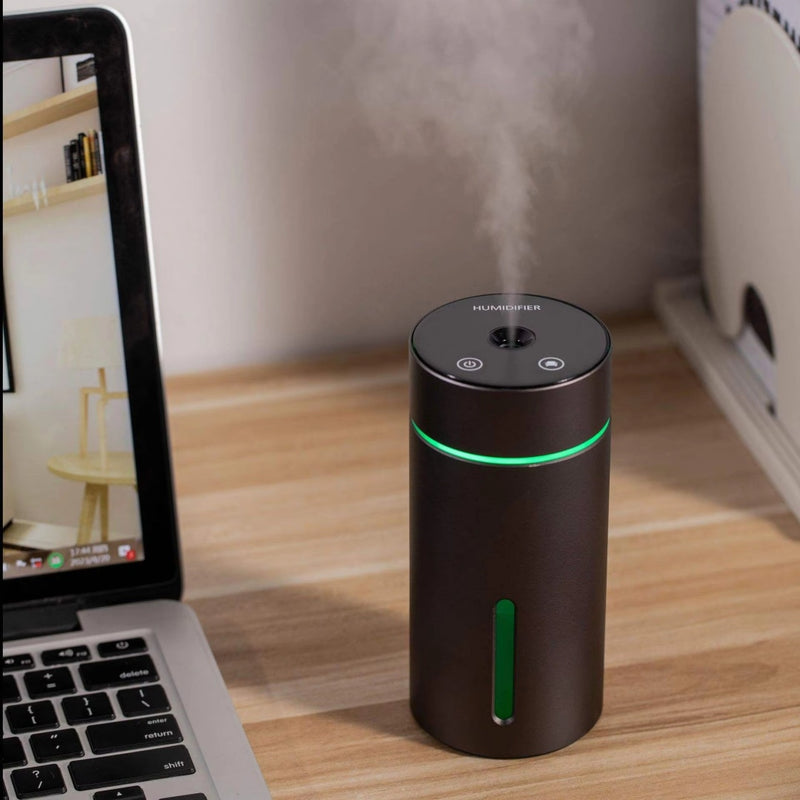Portable Car Air Humidifier Aluminium Essential Oil Diffuser 260ml Car Aroma Diffuser For Home Office 3