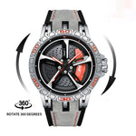 Men's Watch Wheel Watch Three-Dimensional Hollow 9