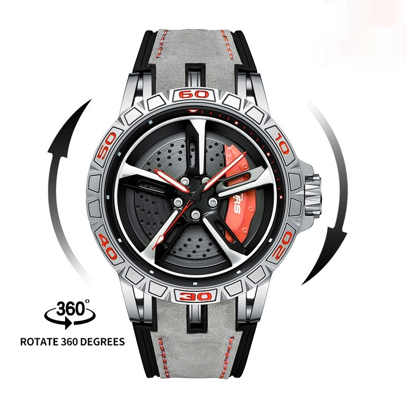 Men's Watch Wheel Watch Three-Dimensional Hollow 9