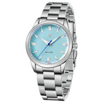 Simple Waterproof Men's Second Sweeping Starry Sky Steel Belt Quartz Watch 5