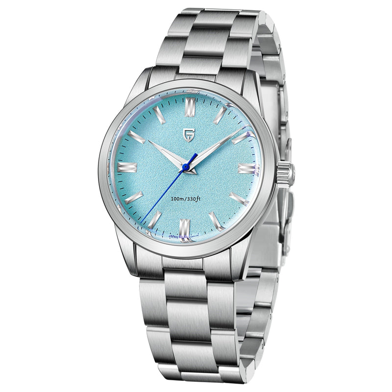 Simple Waterproof Men's Second Sweeping Starry Sky Steel Belt Quartz Watch 5