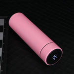 500ML Smart Water Bottle Stainless Steel Vacuum Flasks Intelligent Temperature Display Coffee Mug Cup 12
