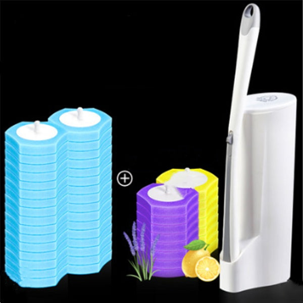 Disposable toilet brush 21
