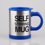 Automatic Stirring Glass Lazy Electric Mug Stainless Steel Electric Rotating Coffee Cup 8