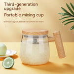 400ML Self Stirring Coffee Mug  Electric Mixing Glass Coffee CupHigh Speed Fast Automatic Coffee Cup For Gyms Dining Room Kitchen Gadgets 9