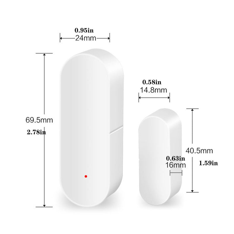 Smart Home Door Magnetic WiFi Remote Alarm Reminder 4