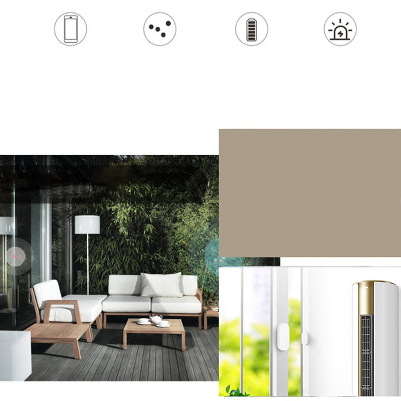 Smart Home Door Magnetic WiFi Remote Alarm Reminder 5
