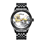 Automatic Mechanical Watch Creative Hollow Male Watch Generation Silicone Band Watch 11