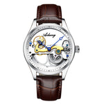 Automatic Mechanical Watch Creative Hollow Male Watch Generation Silicone Band Watch 6