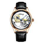 Automatic Mechanical Watch Creative Hollow Male Watch Generation Silicone Band Watch 9
