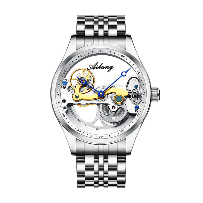 Automatic Mechanical Watch Creative Hollow Male Watch Generation Silicone Band Watch 2