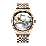 Automatic Mechanical Watch Creative Hollow Male Watch Generation Silicone Band Watch 13