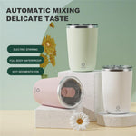 350ml Automatic Self Stirring Mug Coffee Milk Juice Mixing Cup Electric Stainless Steel Lazy Rotating Mug Magnetic Stirring Cup Kitchen Gadgets 5