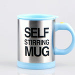 Automatic Stirring Glass Lazy Electric Mug Stainless Steel Electric Rotating Coffee Cup 6