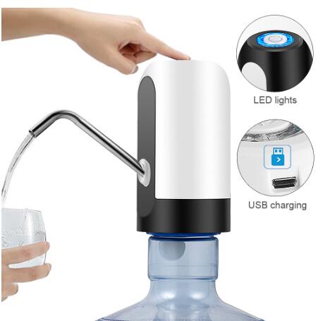 Automatic Electric Drinking Water Bottle Pumps USB Charging With Switching Smart Water Pumping Device Home Appliance 6