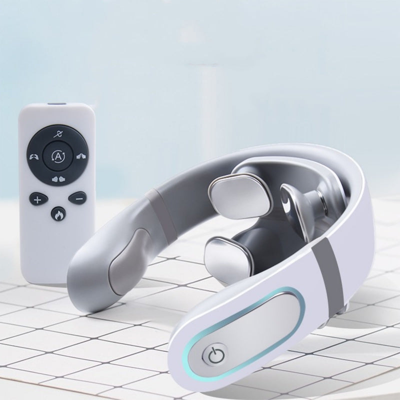 Electric Smart Multifunctional Far Infrared Heating with 2 Heads Neck Vibration Health Massager 4
