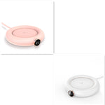 Cup Warmer Pad USB Charge Home Office 3 Temperatures Adjustable Heat Plate LED Display Electric Heater Mug Pad Winter Kitchen Gadgets 12