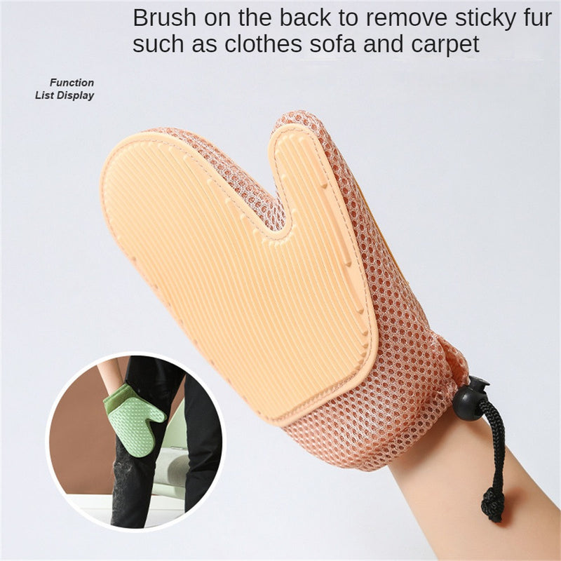 Cat Hair Glove Pet Fur Remover Glove Dog Grooming Glove Brush For Shedding Pet Hair Remover Mitt Cleaner Grooming Glove 8