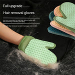 Cat Hair Glove Pet Fur Remover Glove Dog Grooming Glove Brush For Shedding Pet Hair Remover Mitt Cleaner Grooming Glove 4