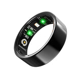 Smart Ring Health Tracker - Fitness Sleep Heart Rate Blood Oxygen Tracker Smart Ring For Men And Women,IP68 Waterproof Level Bluetooth Fitness Tracker Rings Family Care 5