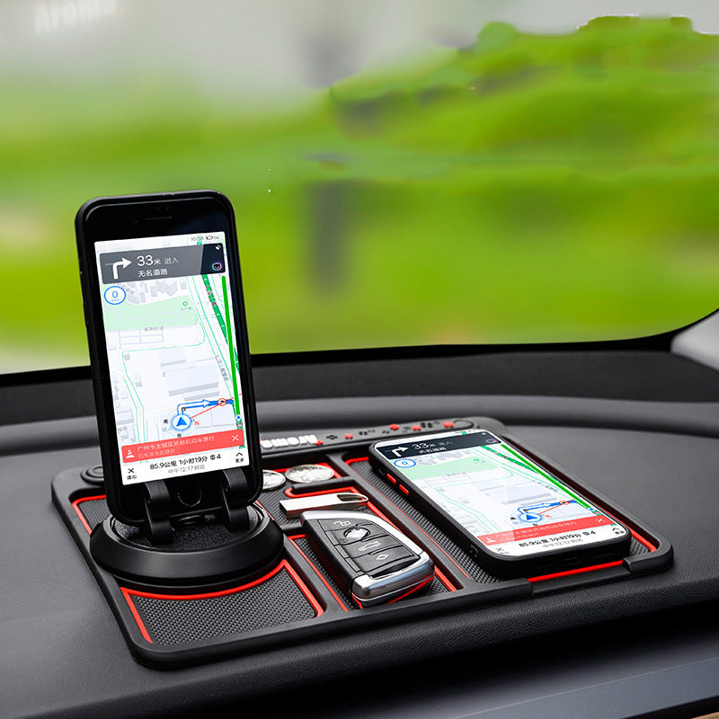 Non-Slip Car Phone Pad For 4-in-1 Car Parking Number Card Anti-Slip Mat Auto Phone Holder Sticky Anti Slide Dash Phone Mount 3