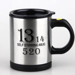 Automatic Stirring Glass Lazy Electric Mug Stainless Steel Electric Rotating Coffee Cup 3