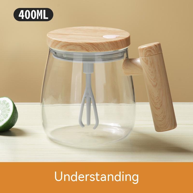 400ML Self Stirring Coffee Mug  Electric Mixing Glass Coffee CupHigh Speed Fast Automatic Coffee Cup For Gyms Dining Room Kitchen Gadgets 13