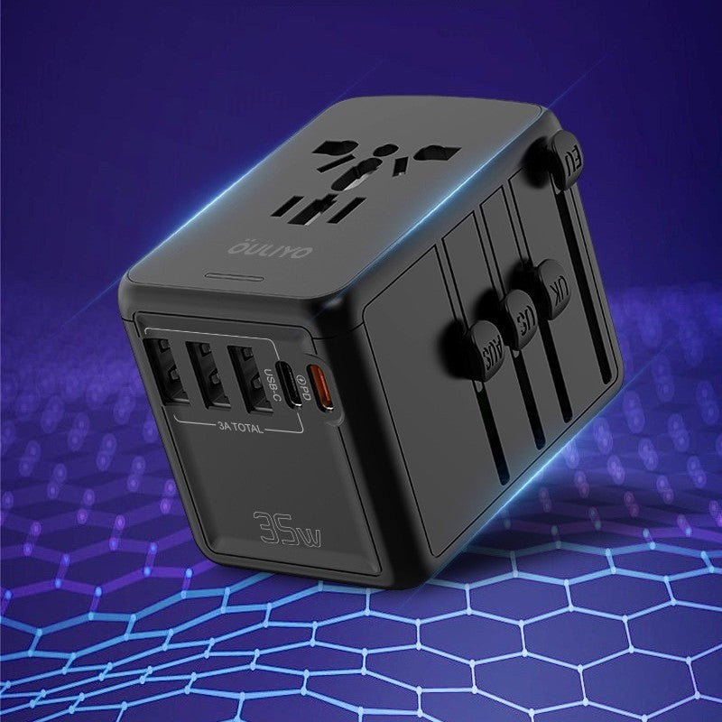 International Universal Travel Conversion Plug Dual C Socket 1