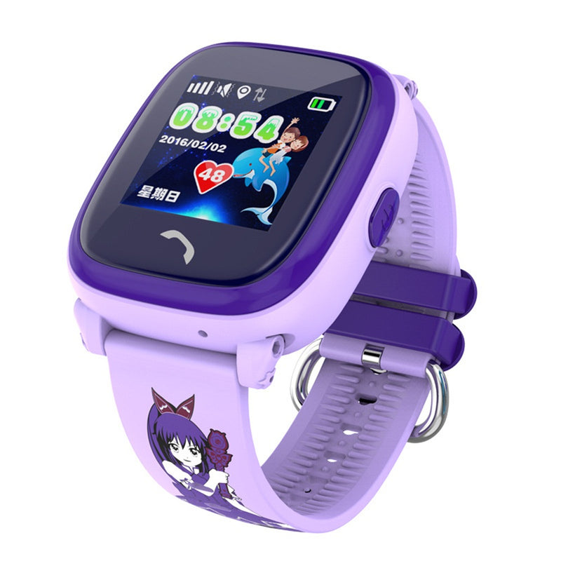 DF25 Children Waterproof Smart Watches Touch Screen Call for Rescue Remote Monitoring and Location Children's Telephone Watches 5