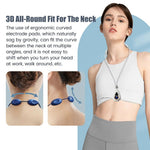 Smart Neck Massager Heating EMS Pulse Neck Massage Apparatus Heat Electric Mini Back Body Massager Cervical Vertebra Pain Relief 8