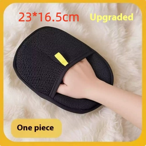 Pet Hair Remover Mitt Pet Hair Remover Gloves Deshedding Brush Glove For Dog Cat Rabbit With Long Short Curly Hair 16