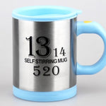Automatic Stirring Glass Lazy Electric Mug Stainless Steel Electric Rotating Coffee Cup 7