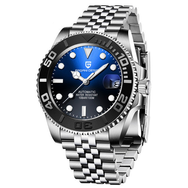Fashion Men Mechanical Watch Luminous Rotatable 6