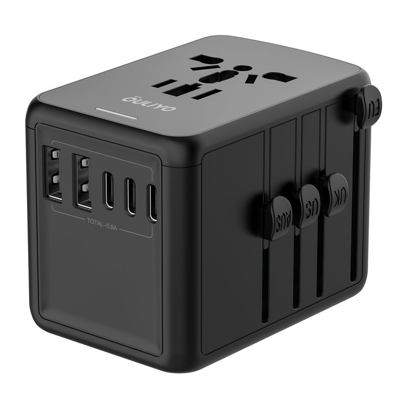 International Universal Travel Conversion Plug Dual C Socket 8