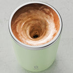 350ml Automatic Self Stirring Mug Coffee Milk Juice Mixing Cup Electric Stainless Steel Lazy Rotating Mug Magnetic Stirring Cup Kitchen Gadgets 8