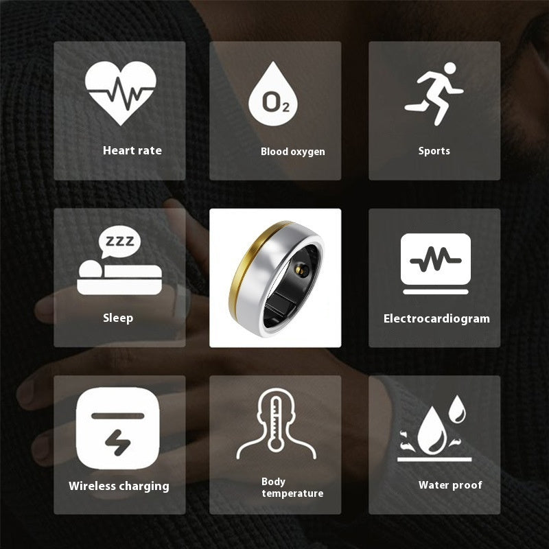 X5 ECG Monitoring Waterproof Smart Ring Sports Health Ring 4
