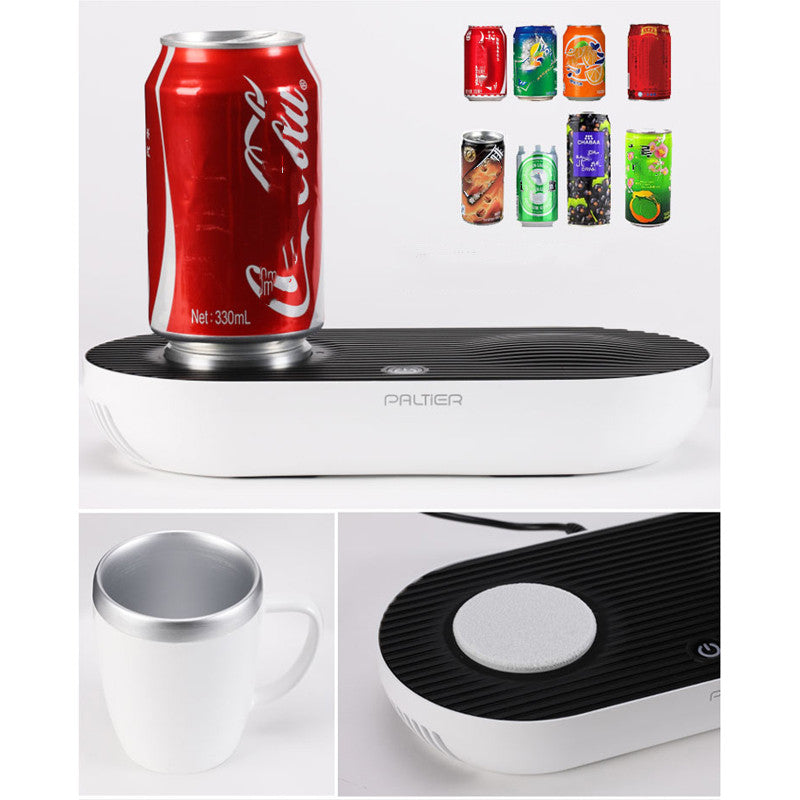 Electric Cooling Mug Coaster Heating Plug-in Wireless Charging 4