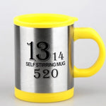 Automatic Stirring Glass Lazy Electric Mug Stainless Steel Electric Rotating Coffee Cup 13