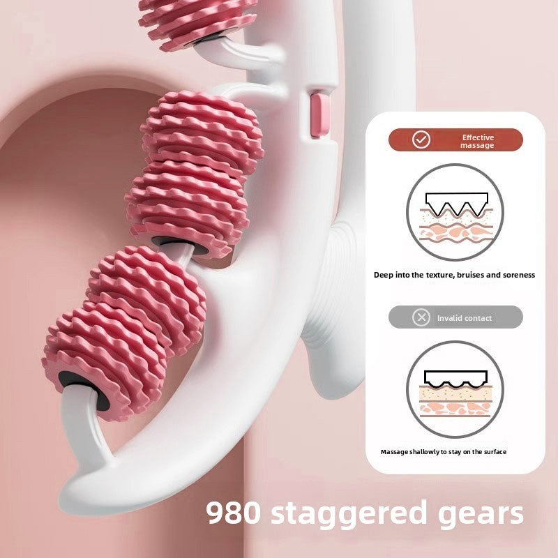 2-in-1 Wheel Massage Roller Detachable Anti-Cellulite Massage Roller 7