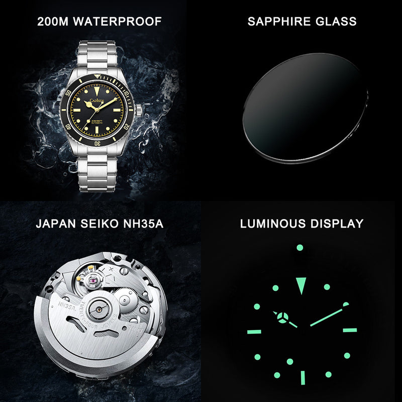 Men's Waterproof Fashion Business Mechanical Watch 8