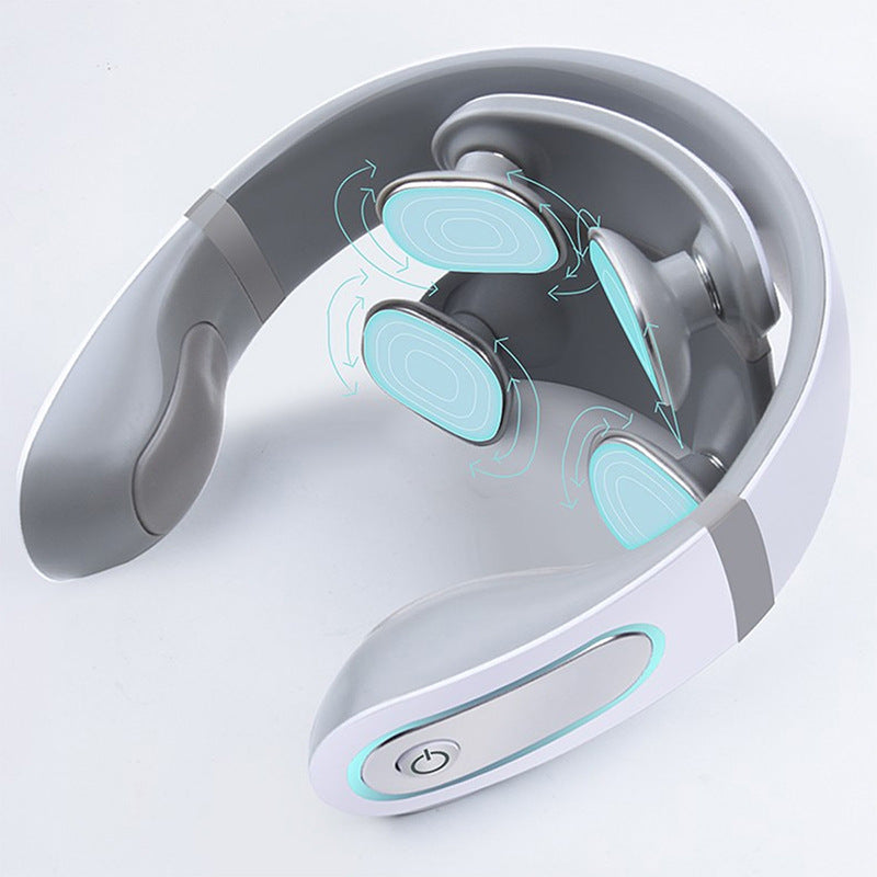 Electric Smart Multifunctional Far Infrared Heating with 2 Heads Neck Vibration Health Massager 7