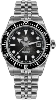 San Martin Watches for Men - SN0148G 40mm 9015 Automatic Movement Dive Watch 20 Bar Waterproof Sapphire Crystal BGW-X1 Luminous Wristwatch
