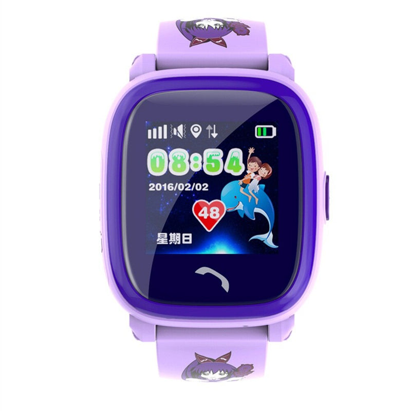 DF25 Children Waterproof Smart Watches Touch Screen Call for Rescue Remote Monitoring and Location Children's Telephone Watches 6