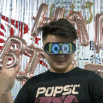 Full Color Luminous Glasses Bluetooth Full Color Dynamic Blinds Glasses Party Cheering Props 5