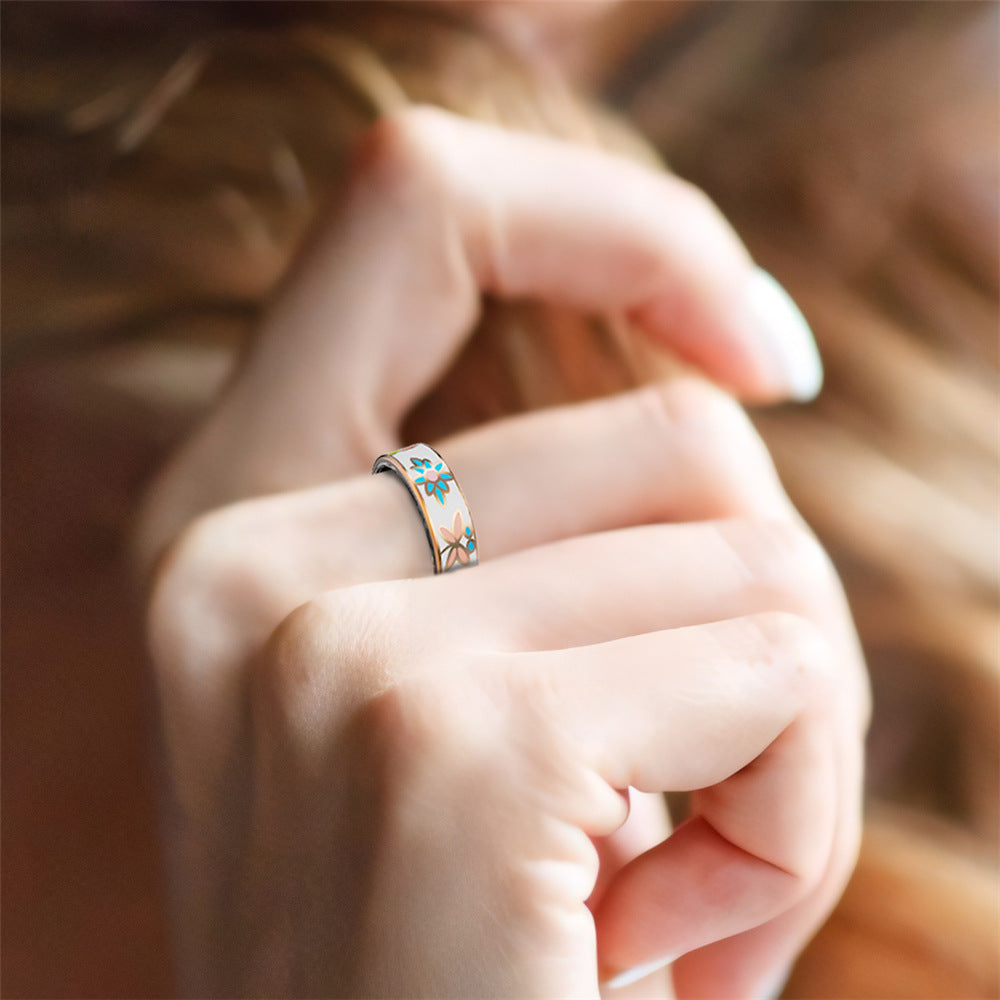 Smart Ring Blood Oxygen Heart Rate Sleep Analysis Health Monitoring