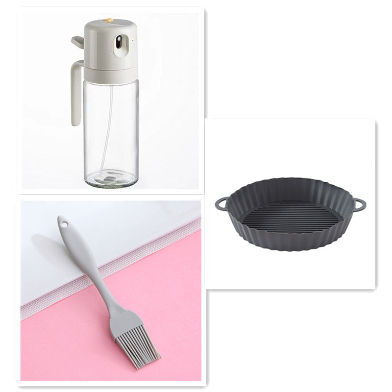 2 In 1 Oil Sprayer Bottle BBQ Cooking Oil Dispenser Olive Oil Pourers Sprayer Kitchen Baking Oil Mister Vinegar Bottle 3